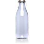 Botella de vidrio con tapa rosca (500ml - 1000ml)